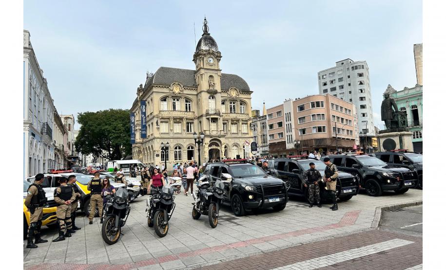 Em Curitiba, PMPR participa do lançamento da Operação Integrada Centro Seguro
