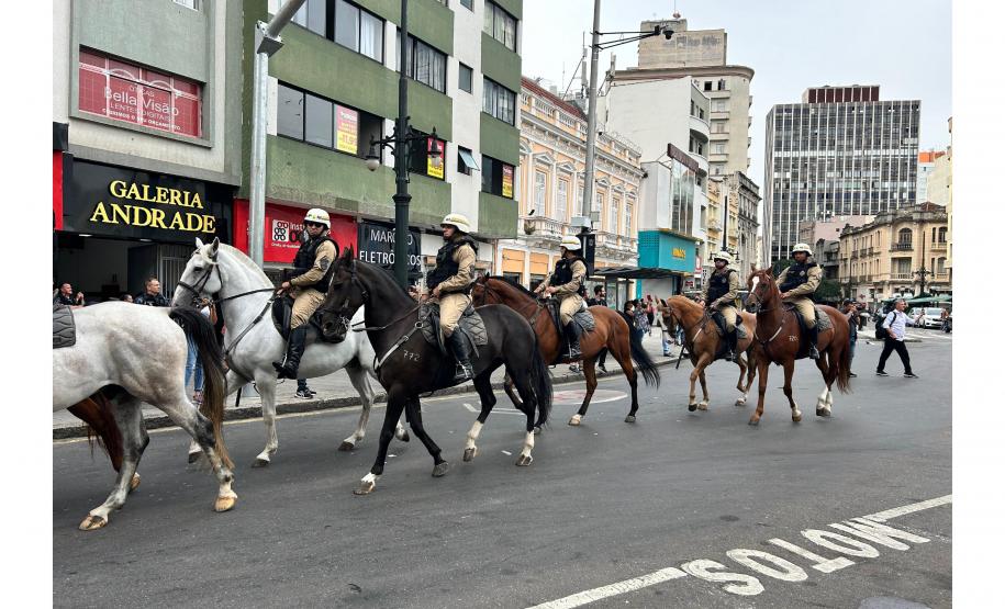 Em Curitiba, PMPR participa do lançamento da Operação Integrada Centro Seguro