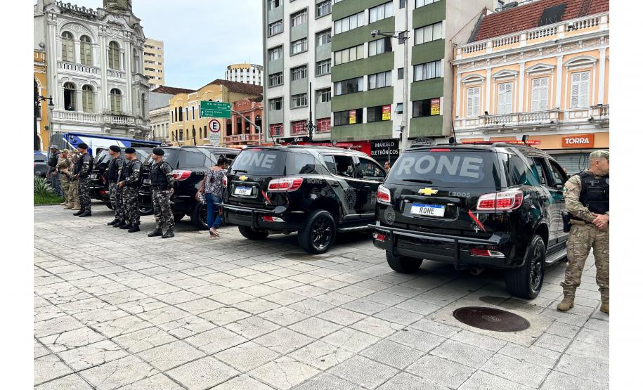 Em Curitiba, PMPR participa do lançamento da Operação Integrada Centro Seguro