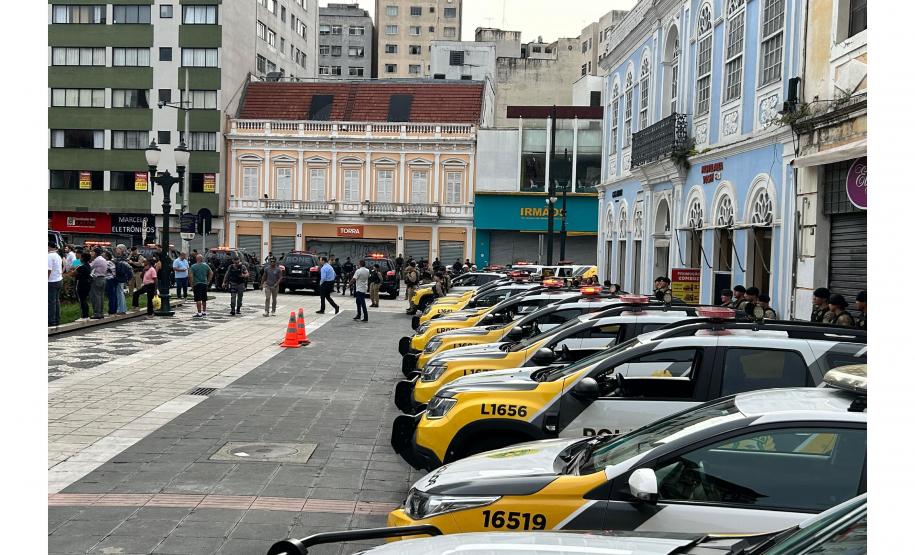 Em Curitiba, PMPR participa do lançamento da Operação Integrada Centro Seguro
