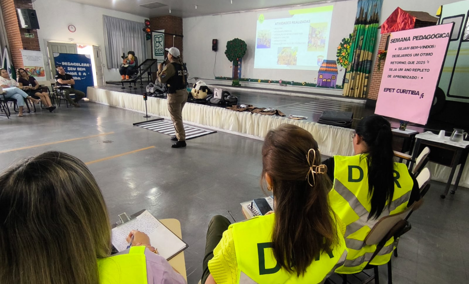 BPTran participa da semana pedagógica do D.E.R