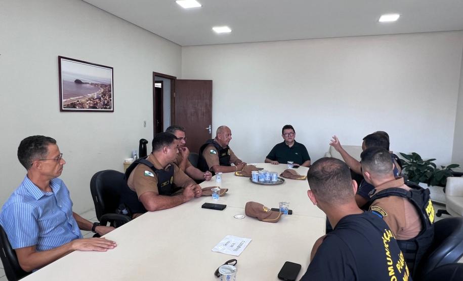 PMPR e Prefeitura de Guaratuba realizam reunião de alinhamento operacional