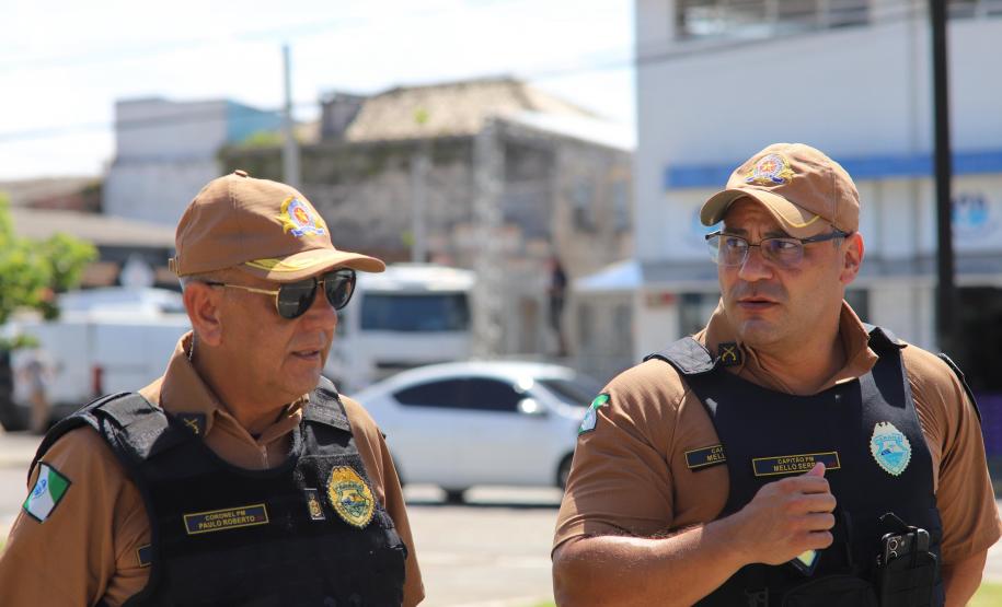 Chefe do Estado-Maior da PMPR realiza visita técnica aos locais do Carnaval 2025 em Guaratuba