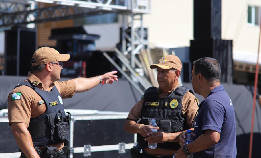 Chefe do Estado-Maior da PMPR realiza visita técnica aos locais do Carnaval 2025 em Guaratuba