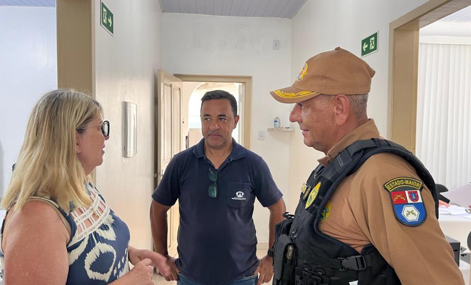 Chefe do Estado-Maior da PMPR realiza visita técnica aos locais do Carnaval 2025 em Guaratuba