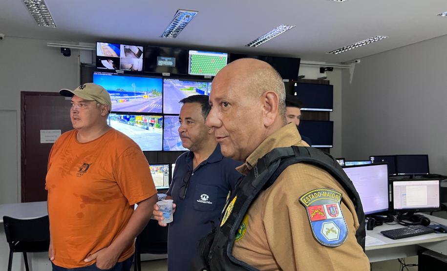 Chefe do Estado-Maior da PMPR realiza visita técnica aos locais do Carnaval 2025 em Guaratuba