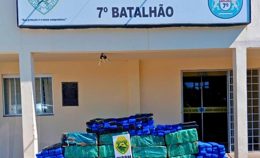 Polícia Militar do Paraná apreende 470 quilos de maconha em rodovia estadual da região Noroeste