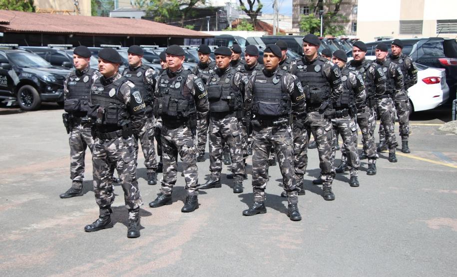 Polícia Militar do Paraná realiza solenidade que marca passagem de comando no Batalhão de Polícia de Choque