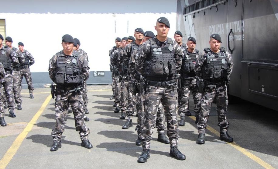 Polícia Militar do Paraná realiza solenidade que marca passagem de comando no Batalhão de Polícia de Choque