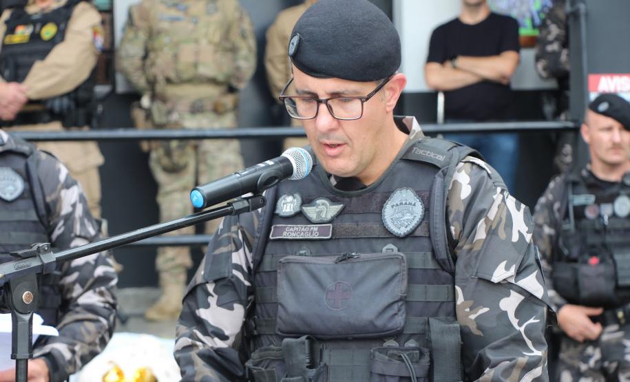 Polícia Militar do Paraná realiza solenidade que marca passagem de comando no Batalhão de Polícia de Choque