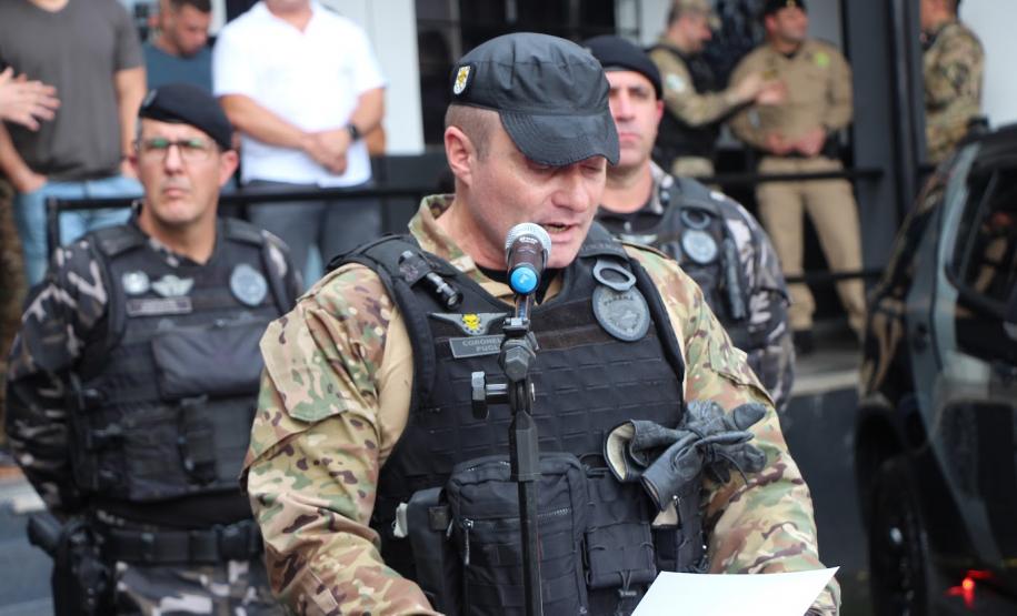 Polícia Militar do Paraná realiza solenidade que marca passagem de comando no Batalhão de Polícia de Choque