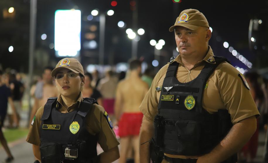 Para garantir a ordem e a segurança, a PMPR mobilizou um efetivo reforçado