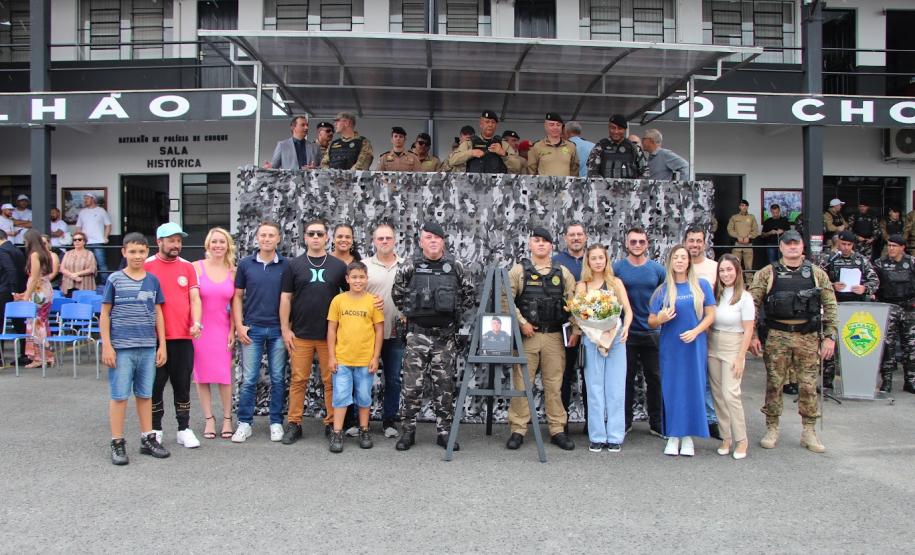 Polícia Militar do Paraná realiza solenidade que marca passagem de comando no Batalhão de Polícia de Choque