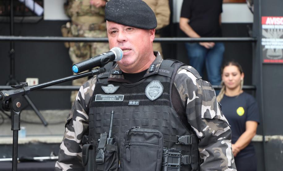 Polícia Militar do Paraná realiza solenidade que marca passagem de comando no Batalhão de Polícia de Choque