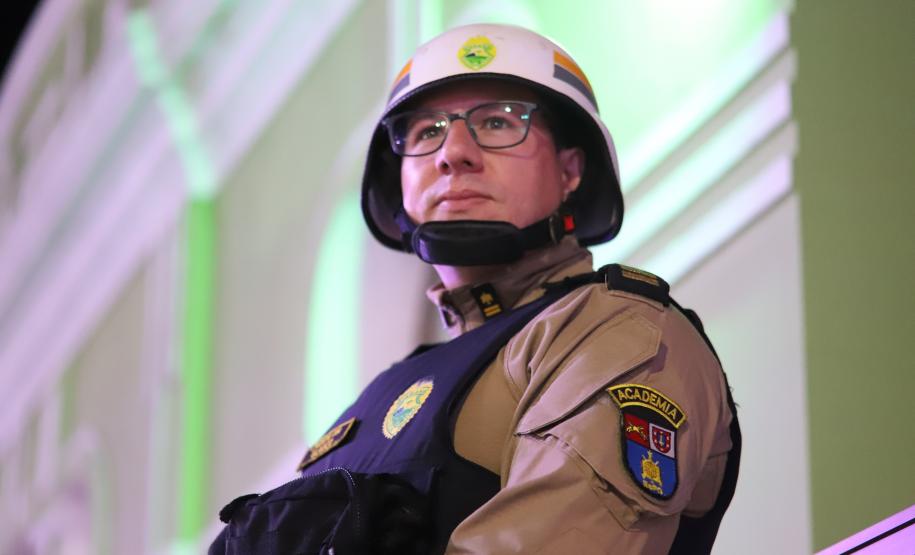 A presença ostensiva da corporação garantiu um ambiente seguro para todos os 8000 mil moradores e turistas