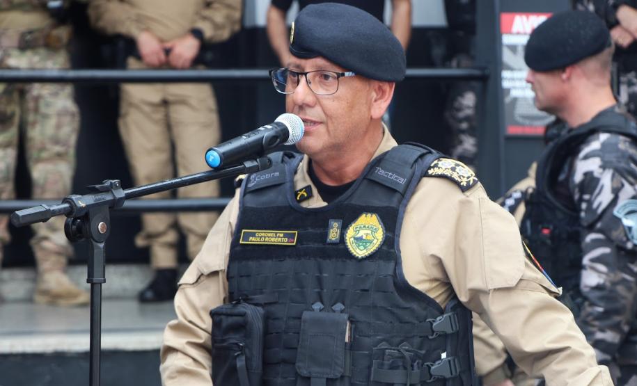Polícia Militar do Paraná realiza solenidade que marca passagem de comando no Batalhão de Polícia de Choque