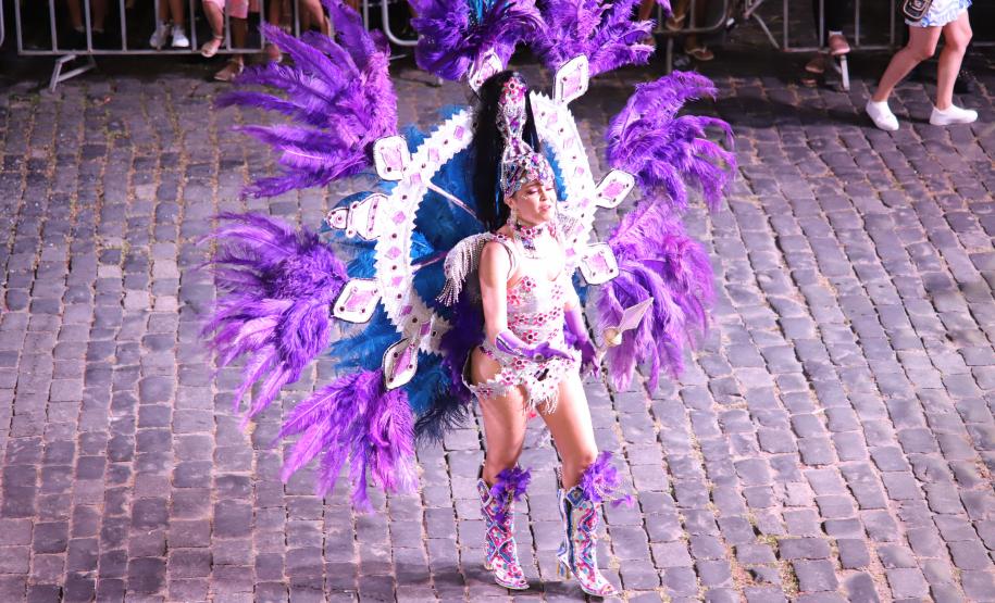 A presença ostensiva da corporação garantiu um ambiente seguro para todos os 8000 mil moradores e turistas