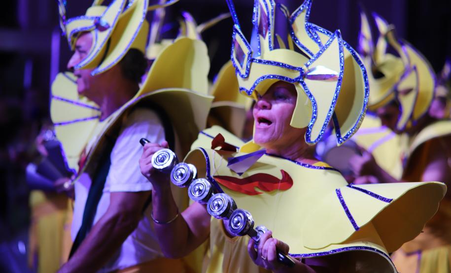 A presença ostensiva da corporação garantiu um ambiente seguro para todos os 8000 mil moradores e turistas