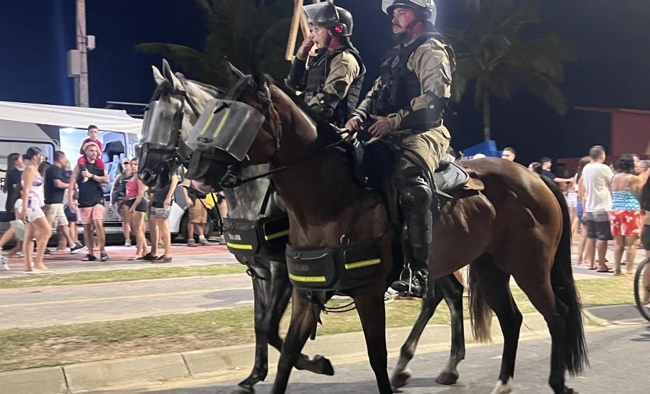 Para garantir a ordem e a segurança, a PMPR mobilizou um efetivo reforçado