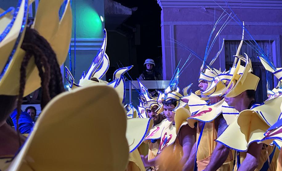 A presença ostensiva da corporação garantiu um ambiente seguro para todos os 8000 mil moradores e turistas