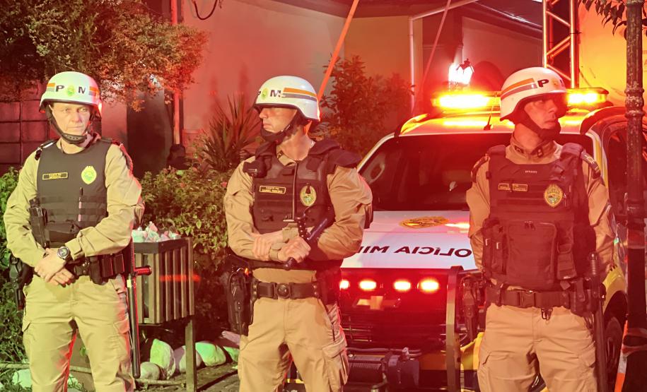 Para garantir um evento seguro e organizado que reuniu mais de 1500 pessoas, a Polícia Militar do Paraná (PMPR) executou um planejamento estratégico