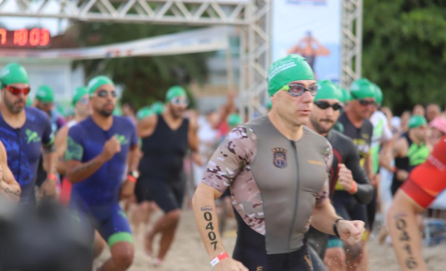 Para assegurar que a prova ocorresse com tranquilidade, a PMPR mobilizou efetivo de diferentes unidades