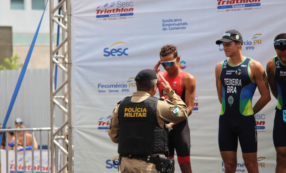 Para assegurar que a prova ocorresse com tranquilidade, a PMPR mobilizou efetivo de diferentes unidades