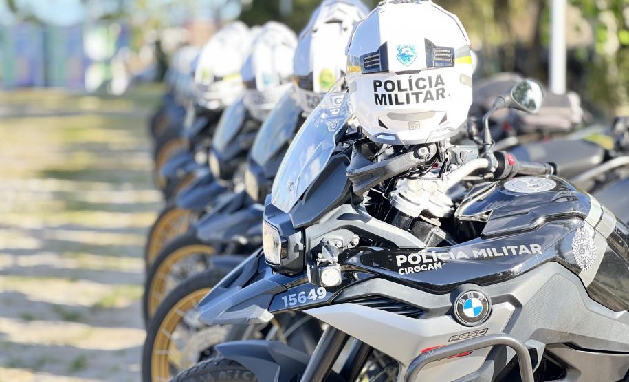 A atuação da PMPR contou com diversas modalidades de policiamento