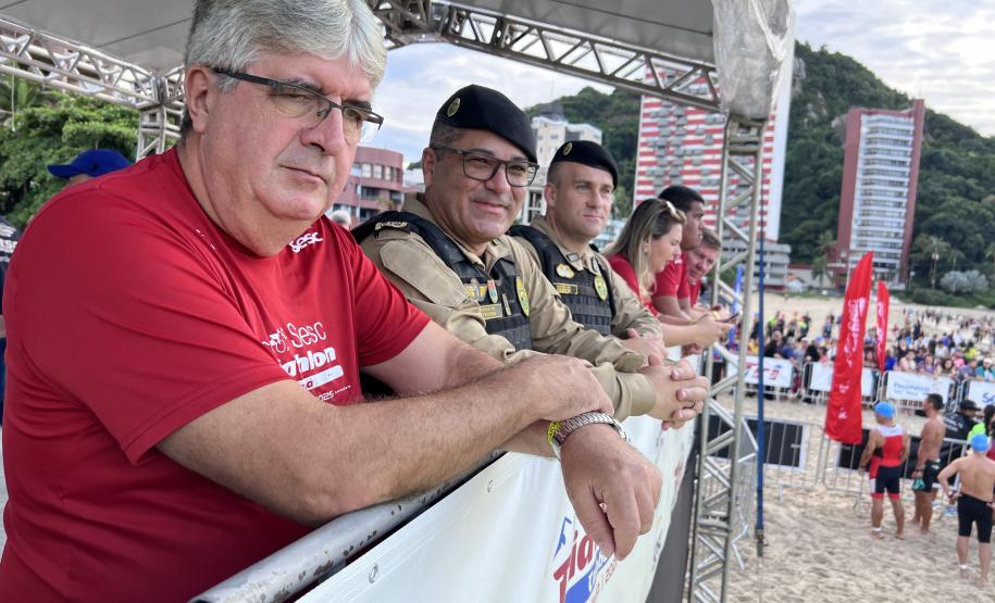 Para assegurar que a prova ocorresse com tranquilidade, a PMPR mobilizou efetivo de diferentes unidades