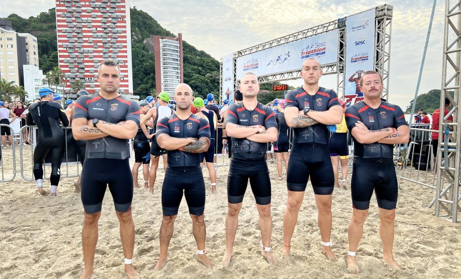 Para assegurar que a prova ocorresse com tranquilidade, a PMPR mobilizou efetivo de diferentes unidades