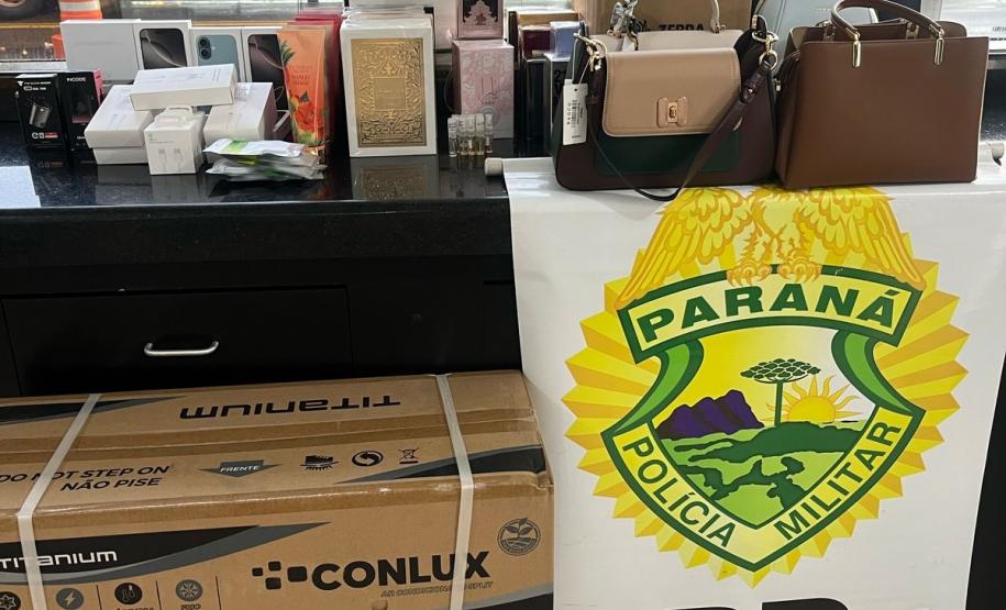 Polícia Militar do Paraná apreende mercadorias de origem paraguaia em diferentes regiões do estado