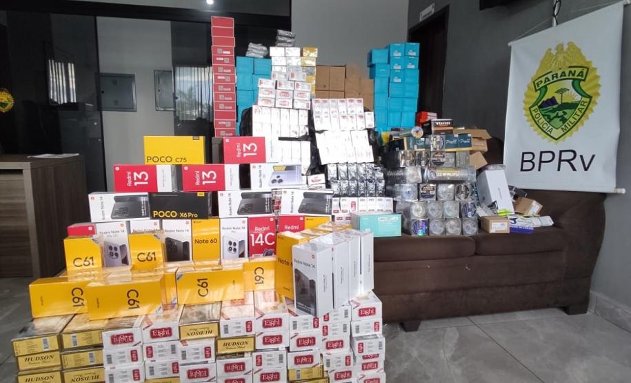 Polícia Militar do Paraná apreende mercadorias de origem paraguaia em diferentes regiões do estado