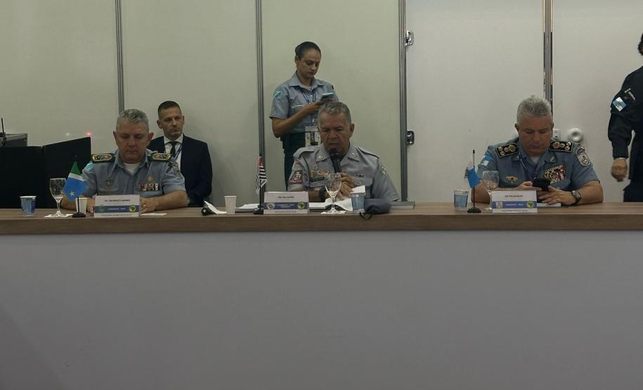 O evento reuniu autoridades da segurança pública de todo o país