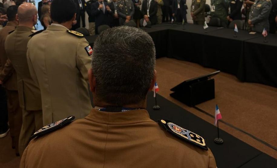 O evento reuniu autoridades da segurança pública de todo o país