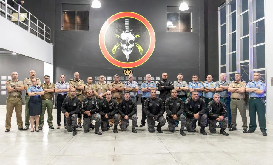 O evento reuniu autoridades da segurança pública de todo o país