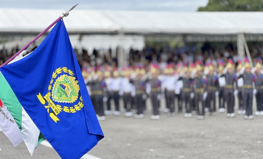 Polícia Militar do Paraná realiza solenidade de entrega do Espadim Tiradentes na Academia do Guatupê
