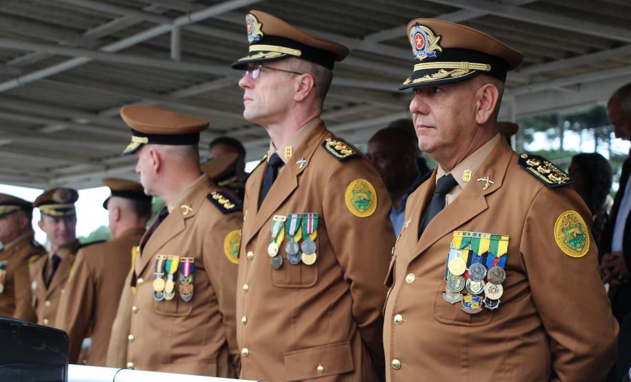 Polícia Militar do Paraná realiza solenidade alusiva a Tiradentes na Academia do Guatupê