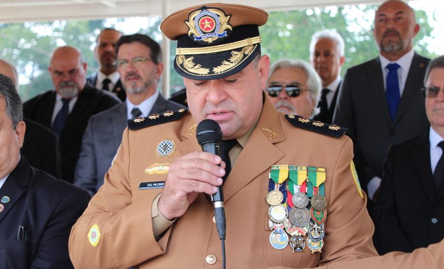 Polícia Militar do Paraná realiza solenidade alusiva a Tiradentes na Academia do Guatupê