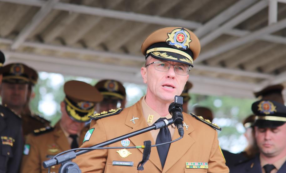 Polícia Militar do Paraná realiza solenidade de entrega do Espadim Tiradentes na Academia do Guatupê