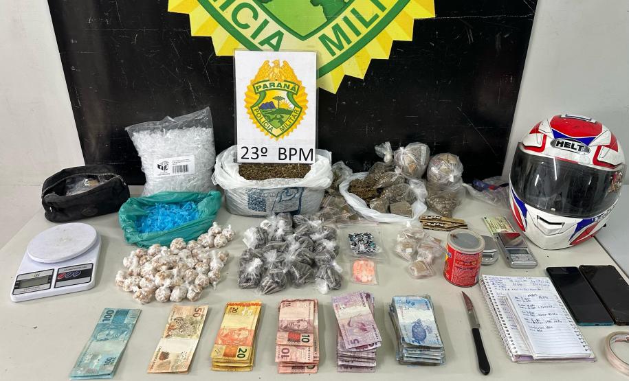 Polícia Militar do Paraná prende duas pessoas por tráfico de drogas na capital do estado