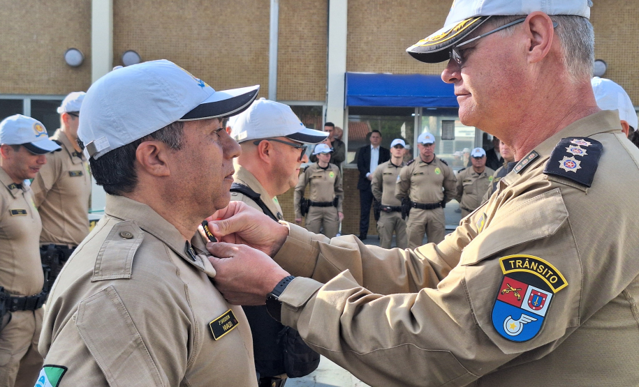 Batalhão de Polícia de Trânsito realiza solenidade de promoção dos militares estaduais