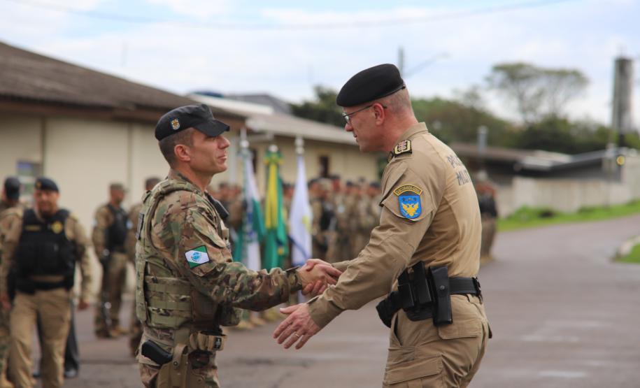 Polícia Militar do Paraná realiza solenidade que marca assunção de comando no Batalhão de Operações Especiais
