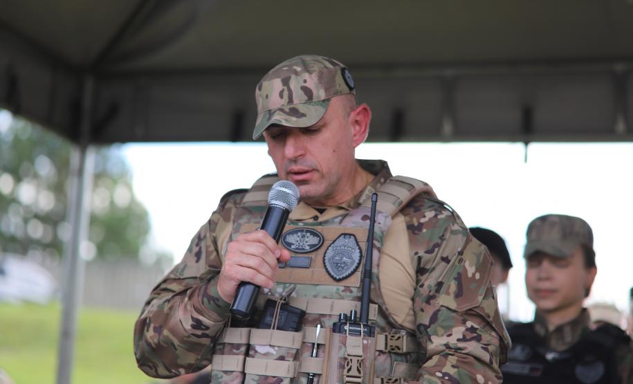 Polícia Militar do Paraná realiza solenidade que marca assunção de comando no Batalhão de Operações Especiais