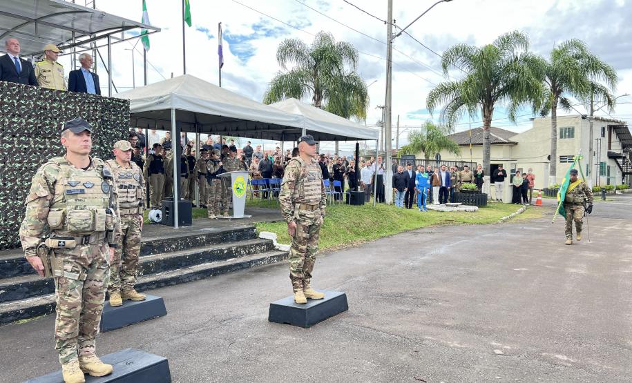 Polícia Militar do Paraná realiza solenidade que marca assunção de comando no Batalhão de Operações Especiais