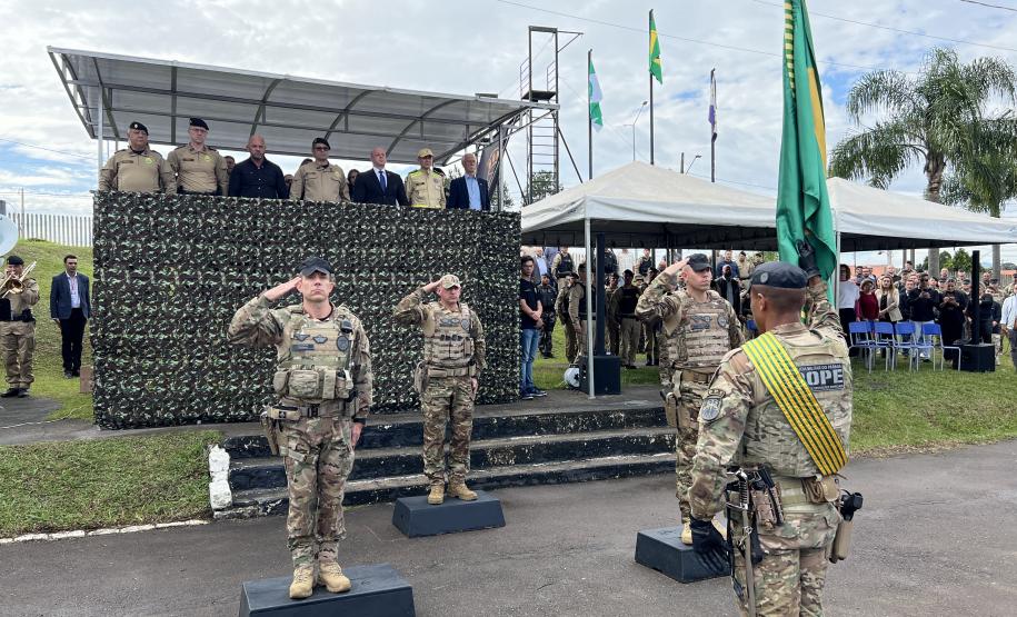 Polícia Militar do Paraná realiza solenidade que marca assunção de comando no Batalhão de Operações Especiais