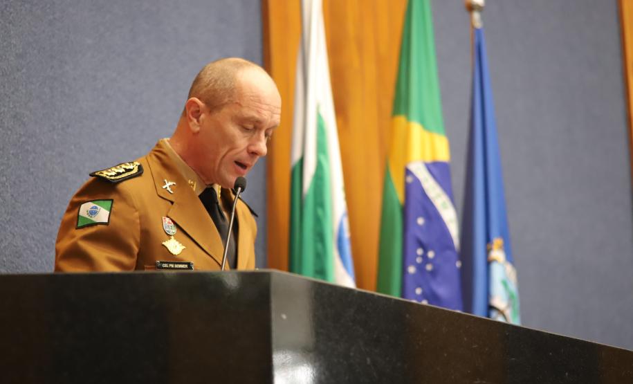 Polícia Militar do Paraná realiza solenidade que marca passagem de comando no 6° CRPM