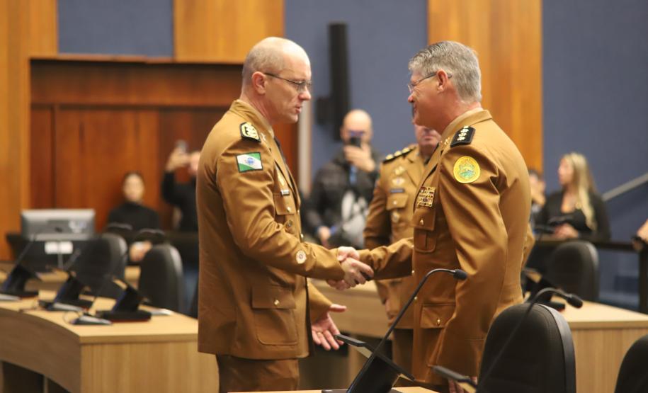 Polícia Militar do Paraná realiza solenidade que marca passagem de comando no 6° CRPM