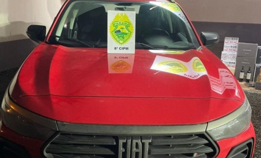 Polícia Militar do Paraná apreende veículo que transitava com mercadorias sem comprovação fiscal na região sul do estado