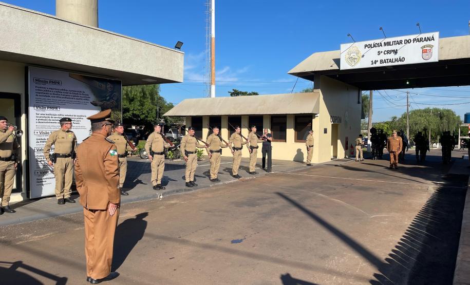 14º BPM comemora seu 40° aniversário com homenagens a lideranças locais