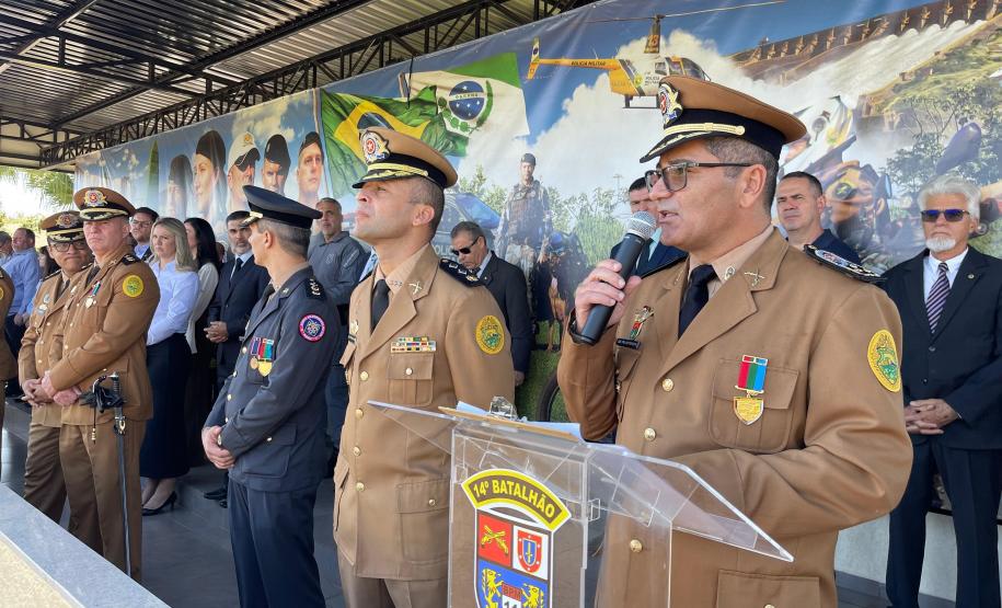 14º BPM comemora seu 40° aniversário com homenagens a lideranças locais